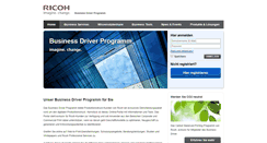 Desktop Screenshot of businessdriver.ricoh.de