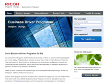Tablet Screenshot of businessdriver.ricoh.de