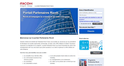 Desktop Screenshot of partenaires.ricoh.fr