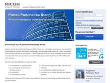 Tablet Screenshot of partenaires.ricoh.fr