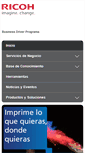 Mobile Screenshot of businessdriver.ricoh.es